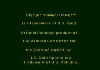 Olympic Summer Games screenshot 4 for Sega Mega Drive